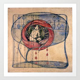 Margaret Macdonald Mackintosh's Summer Panel Art Print