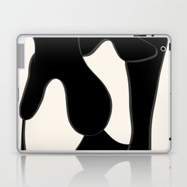 Flow Forms Black and White | Abstract Art Laptop Skin
