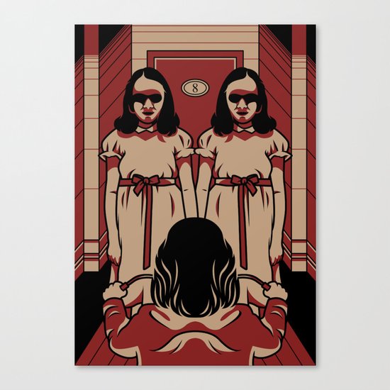 Dark Symmetry Canvas Print
