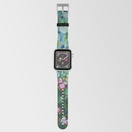 Flower Garden Riot of Colors by Gustav Klimt Apple Watch Band