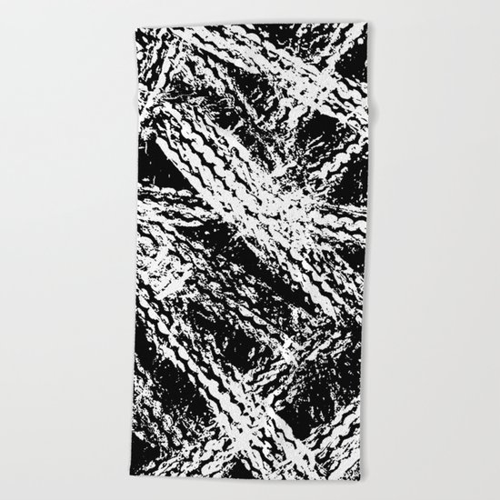 Desert Tracks Beach Towel