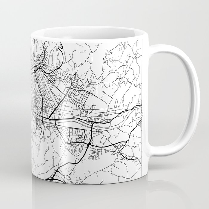 Florence Map White Coffee Mug