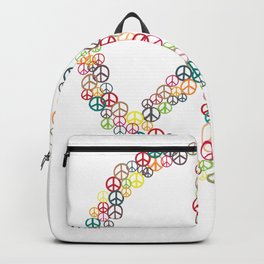 Peace Sign Hippie Peace Symbol Love Backpack