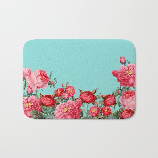 Fab Floral Bath Mat