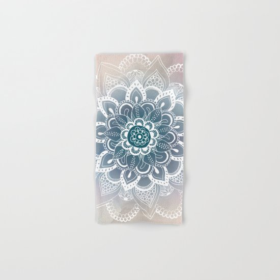 Winter Fountain Mandala Hand & Bath Towel