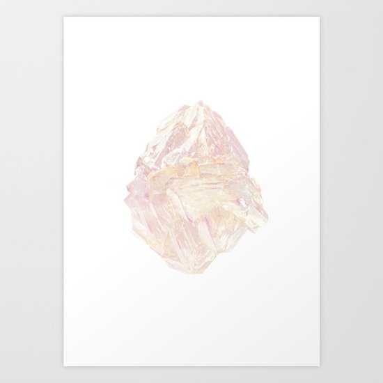 PINK ROCK Art Print