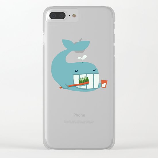 Brush Your Teeth Clear iPhone Case