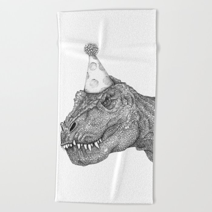 dinosaur beach towel