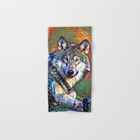 Aura of the Wolf Hand & Bath Towel