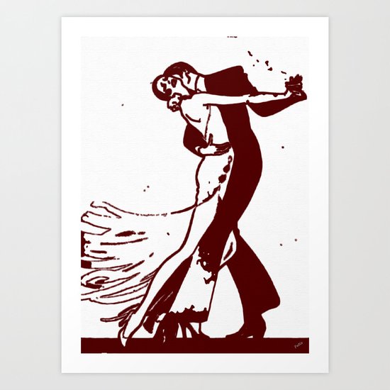 Tango Fantasy Art Print
