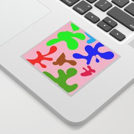 2 Henri Matisse Inspired 220527 Abstract Shapes Organic Valourine Original Sticker