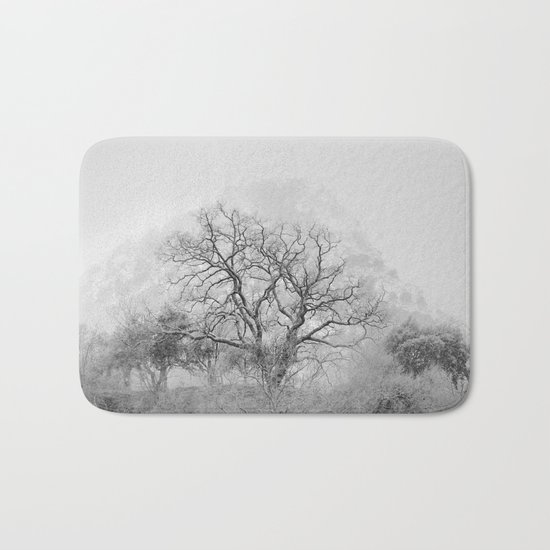 "King Mountain" Monochrome. Bath Mat