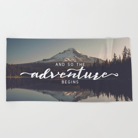 Trillium Adventure Begins Beach Towel