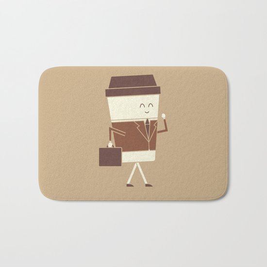 Off To Work Bath Mat