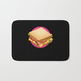 Sandwich Fast Food Bath Mat