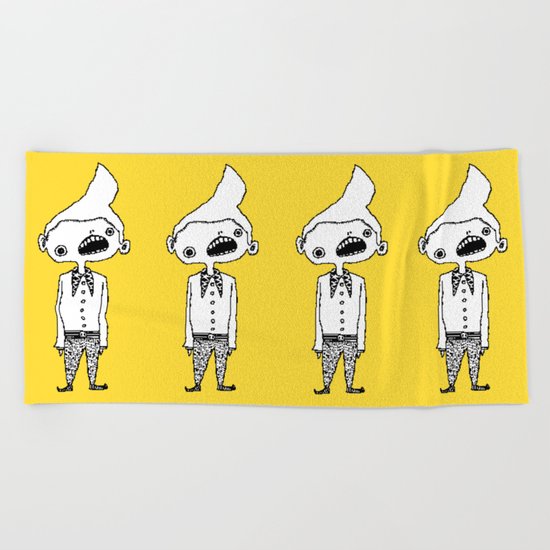 The Man Who Knew Too Much Went Mad ( HQ pixel ) Beach Towel