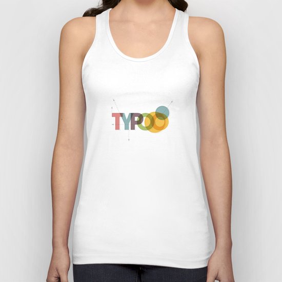 typo Unisex Tank Top