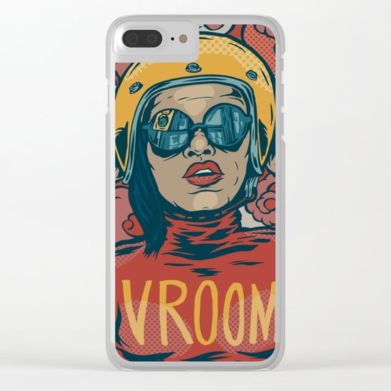 Vroom Clear iPhone Case