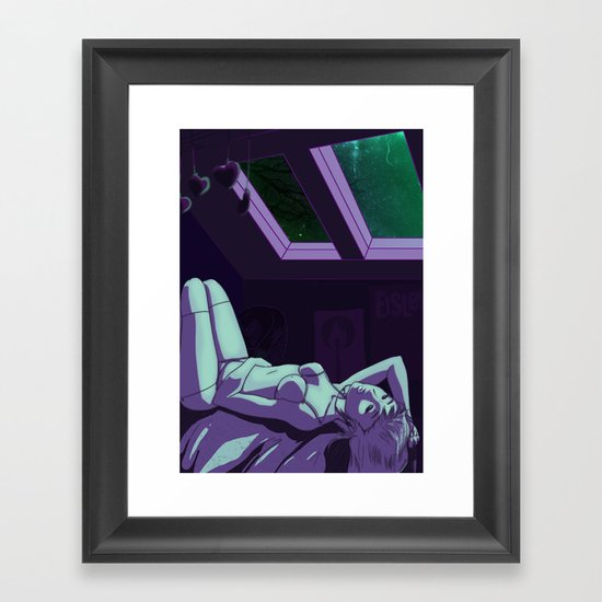 The Devil Shot My Kneecaps (Inspired by Say Anything's 'Say Anything') Framed Art Print