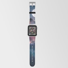 Mountain Lake Under the Stars Apple Watch Band