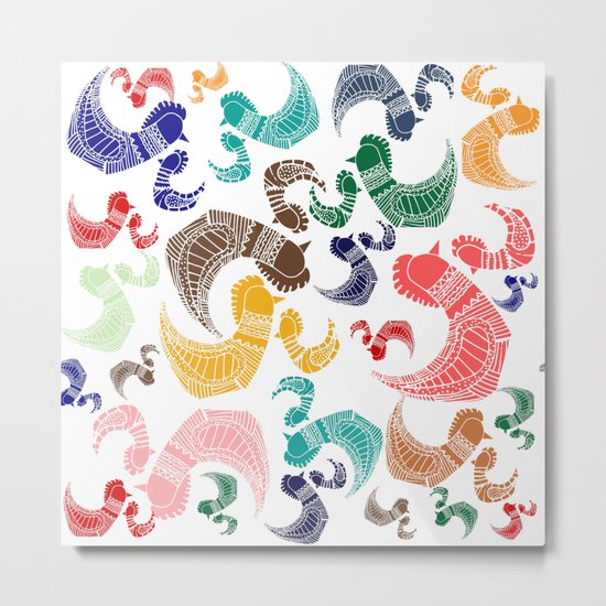 Rooster´s Metal Print
