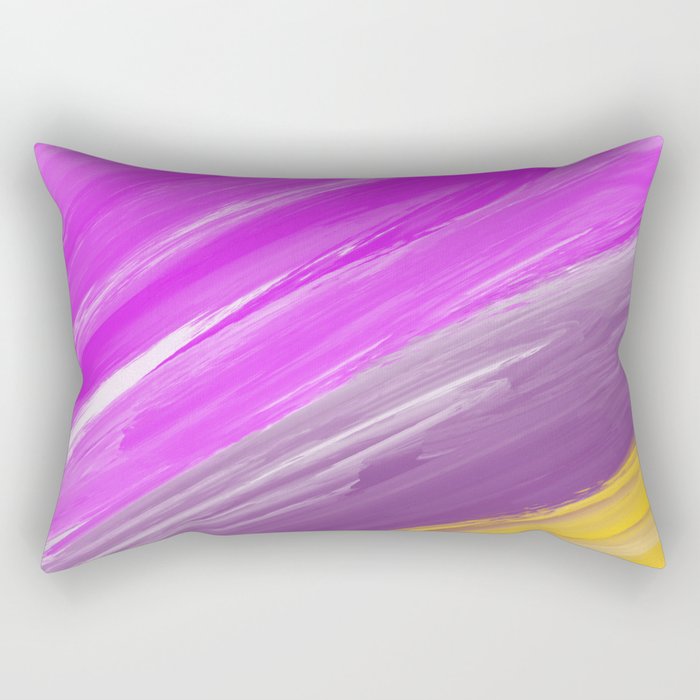 Abstract 1 Painting in Oil Rectangular Pillow