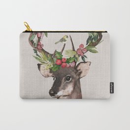 Christmas Deer Carry-All Pouch