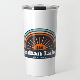 Indian Lake New York Rainbow Travel Mug