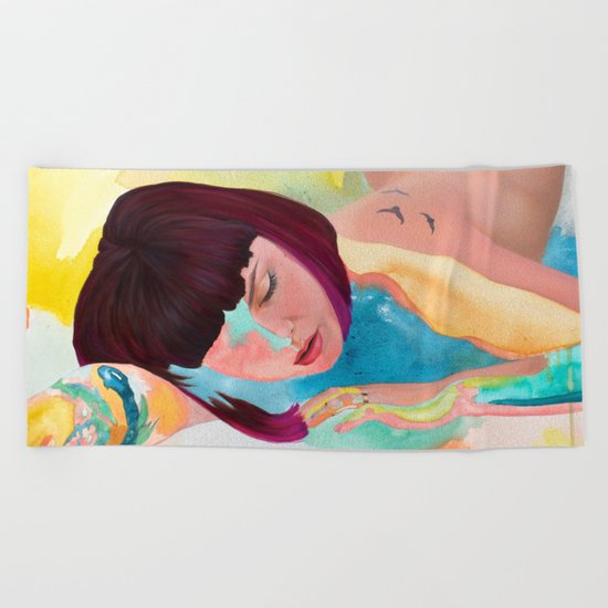 Puffinette Beach Towel