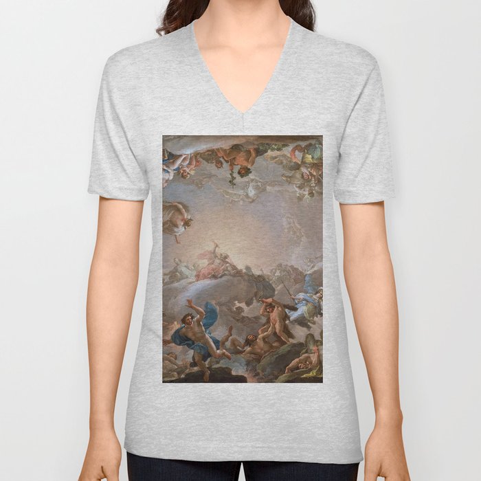 Olympus: The Fall of the Giants V Neck T Shirt