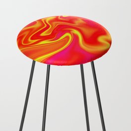 Melt in fire Counter Stool
