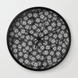Poker chips B&W / 3D render of thousands of poker chips Wall Clock