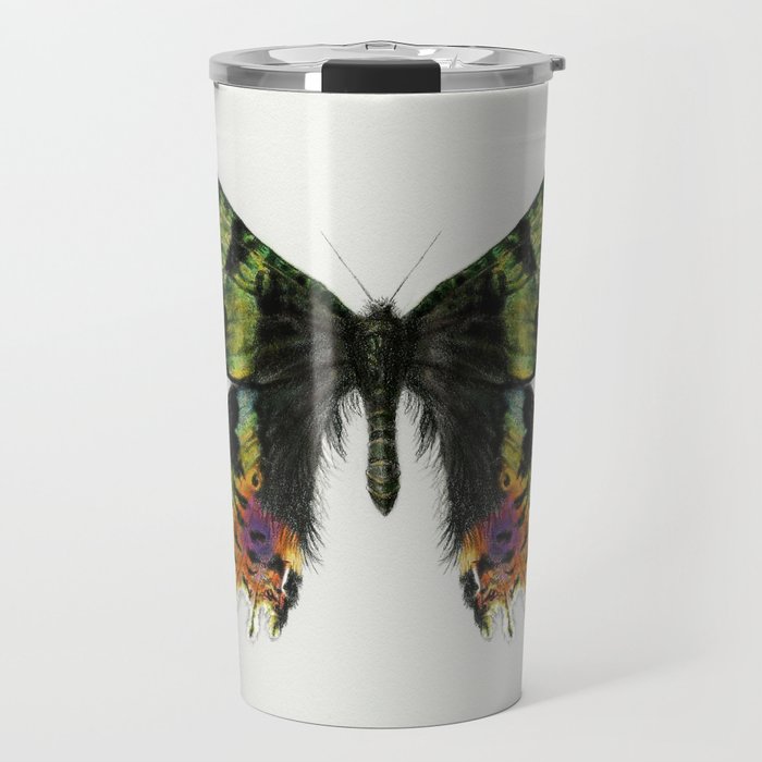 Colorful Madagascan Sunset Moth Travel Mug