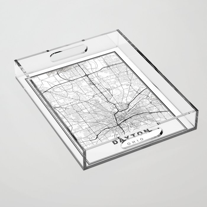 Dayton Map Acrylic Tray