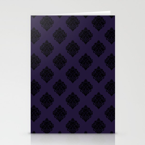 Victorian Baroque Purple Stationery Cards
