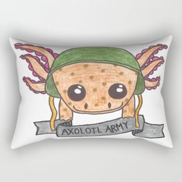 Copper Axolotl Rectangular Pillow