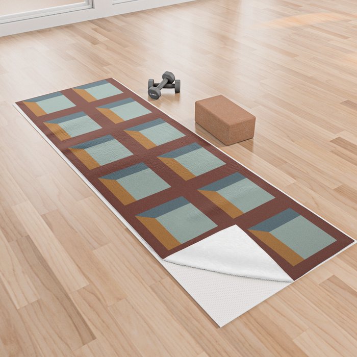 Minimalist 3D Pattern XV Yoga Towel