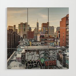 New York City Sunset Views | Travel Photography in NYC Wood Wall Art