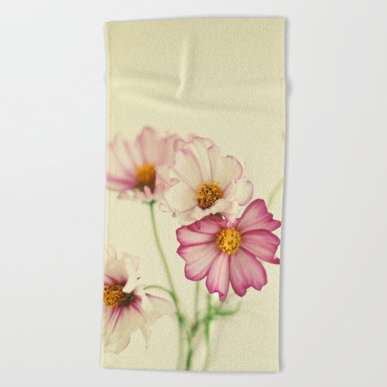 Summer Flowers Beach Towel