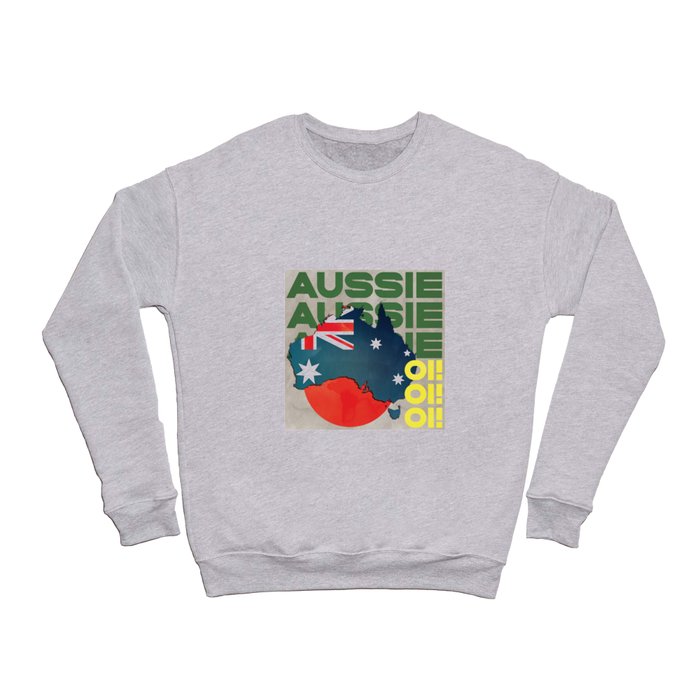 Vintage Team Australia Art Crewneck Sweatshirt