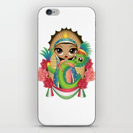 Guadalupe n' Quetzalcoatl iPhone Skin
