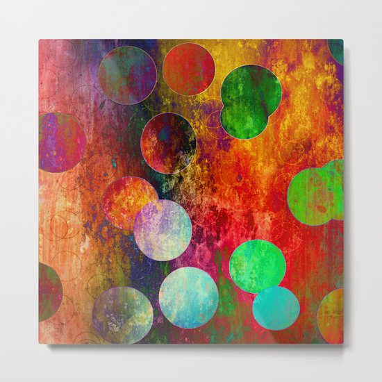 Mess of colors Metal Print