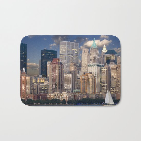 New York Manhattan Bath Mat