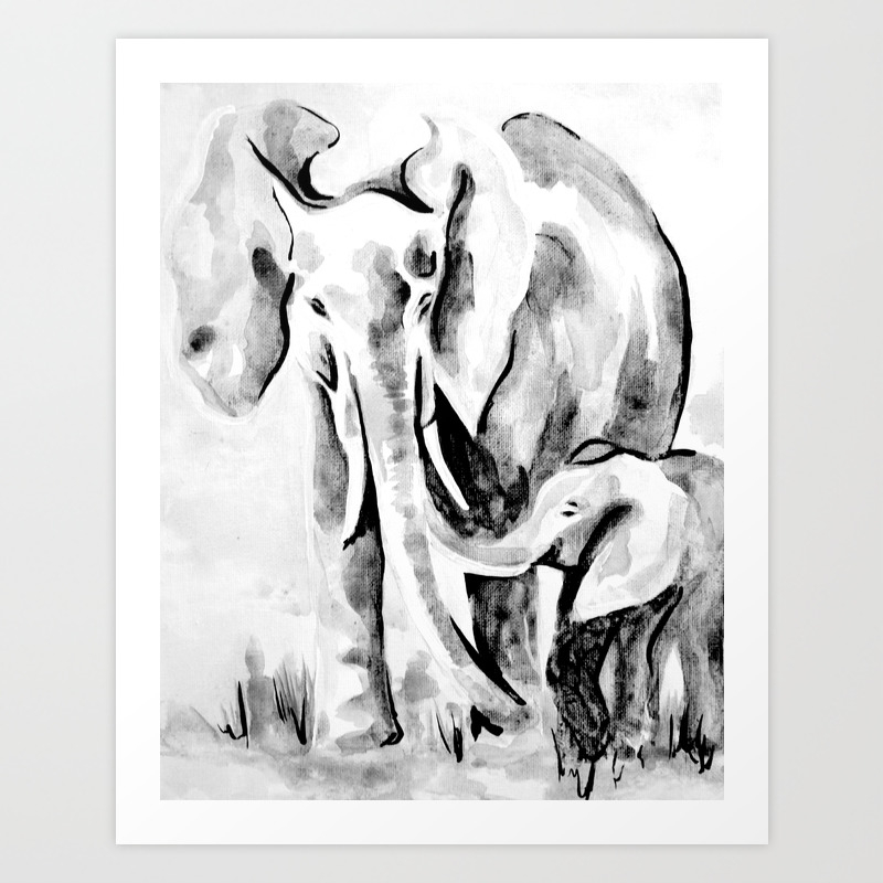 Elephant Eskimo Kiss Black And White Art Print By Kate Marie Lewis Society6 Anyway, thigh kisses are a thing, needy baby jungkook is a thing, dominant needy power bottom yoongi had begun kissing the top of jungkook's left thigh, slowly makes his way to the inner thigh. society6