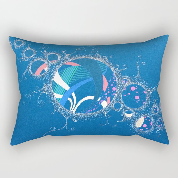 SuperNova In Bubbles Rectangular Pillow