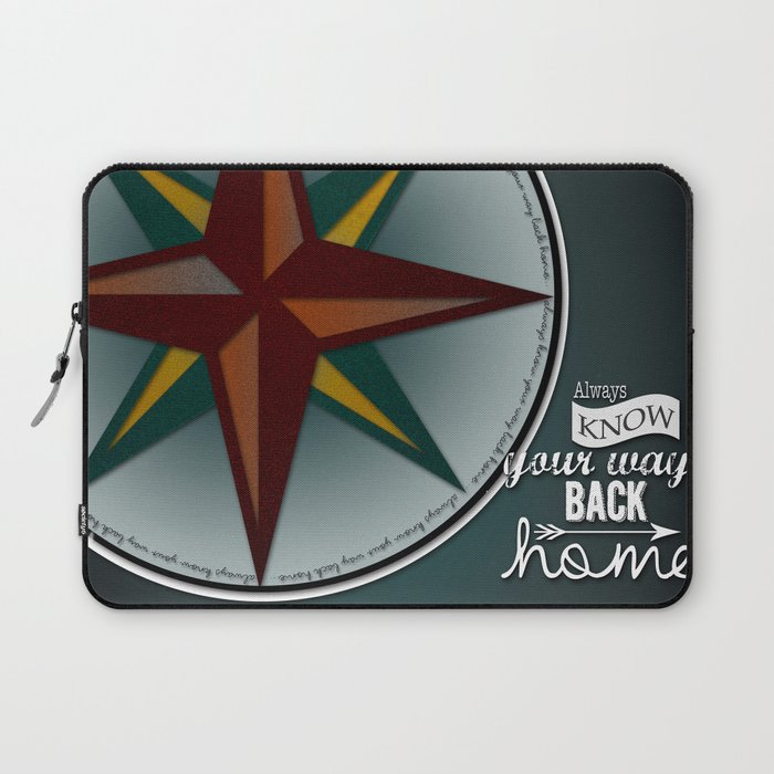 always know your way back home Laptop Sleeve