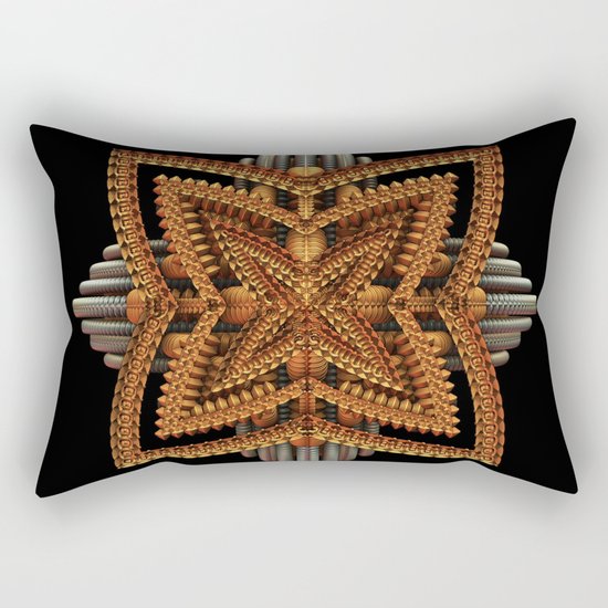 Art Deco Brooch Rectangular Pillow