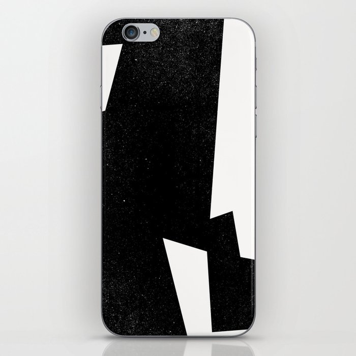Abstract 312, Black and White iPhone Skin