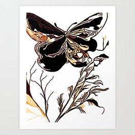 On Butterfly Wings Art Print