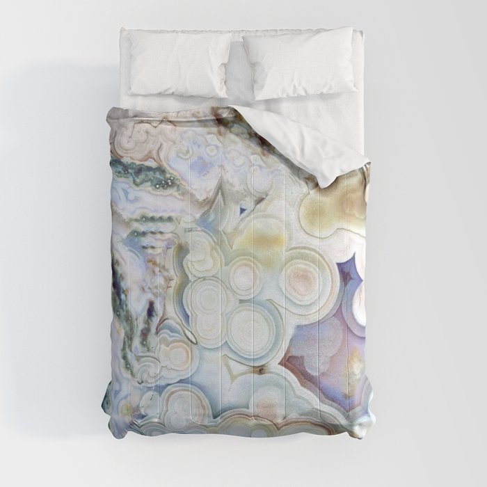 Bubbles of stone Agate Comforter